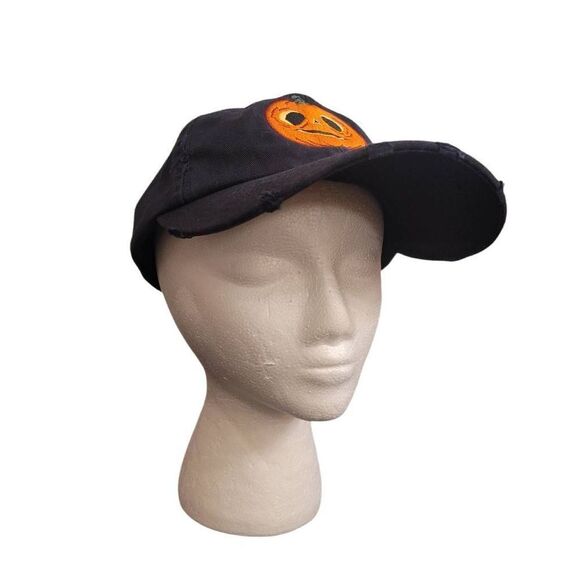 Universal Studios Black Distressed Cotton Lil Boo Halloween Horror Nights Cap 20 - Picture 2 of 13